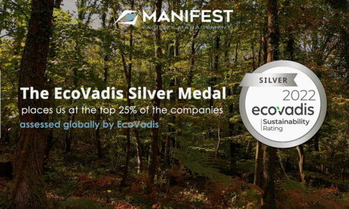Manifest receives the Ecovadis Silver Medal